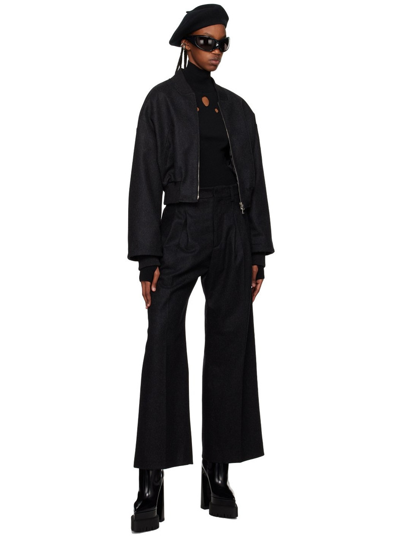 Jean Paul Gaultier Gray Pleated Trousers outlook