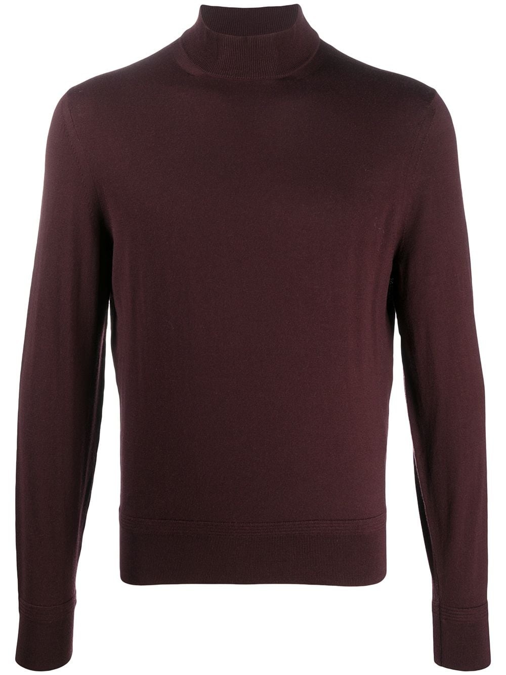 roll-neck wool jumper - 1