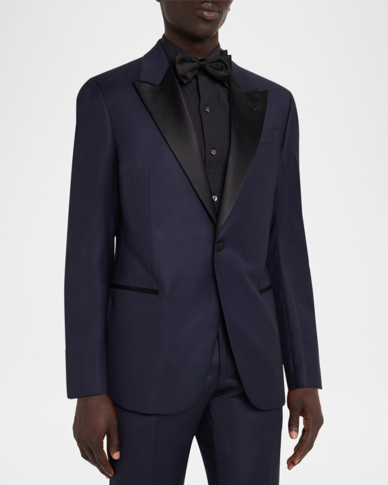 Men's Wool G Line Slim Two-Piece Suit 4