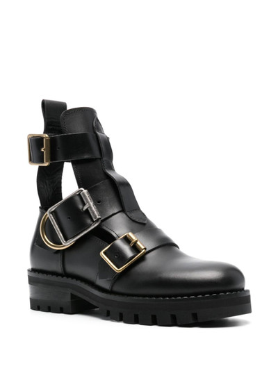 Vivienne Westwood buckled leather ankle boots outlook