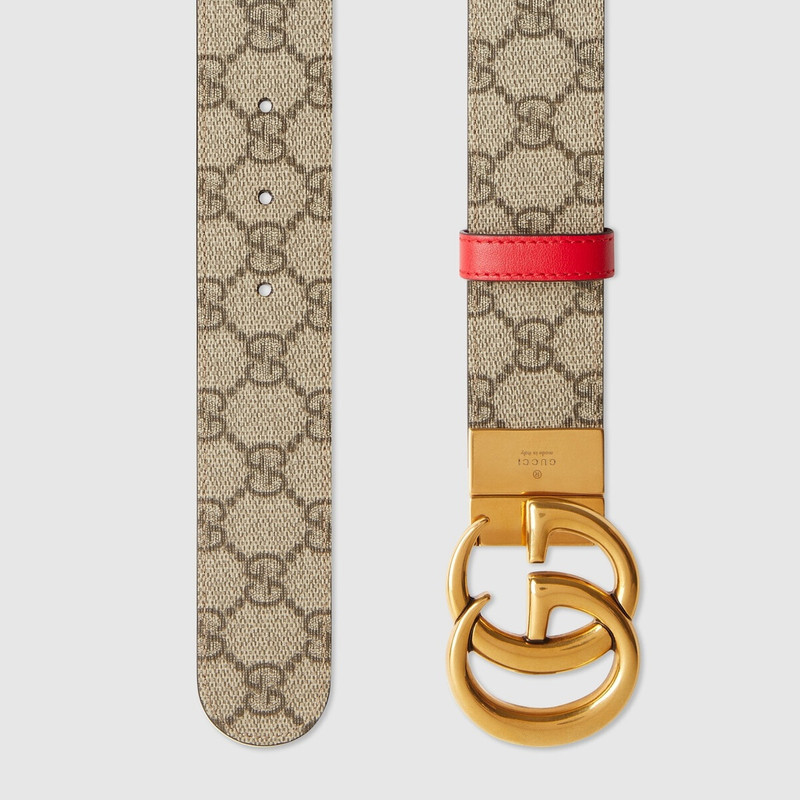 GUCCI GG Marmont reversible wide belt outlook
