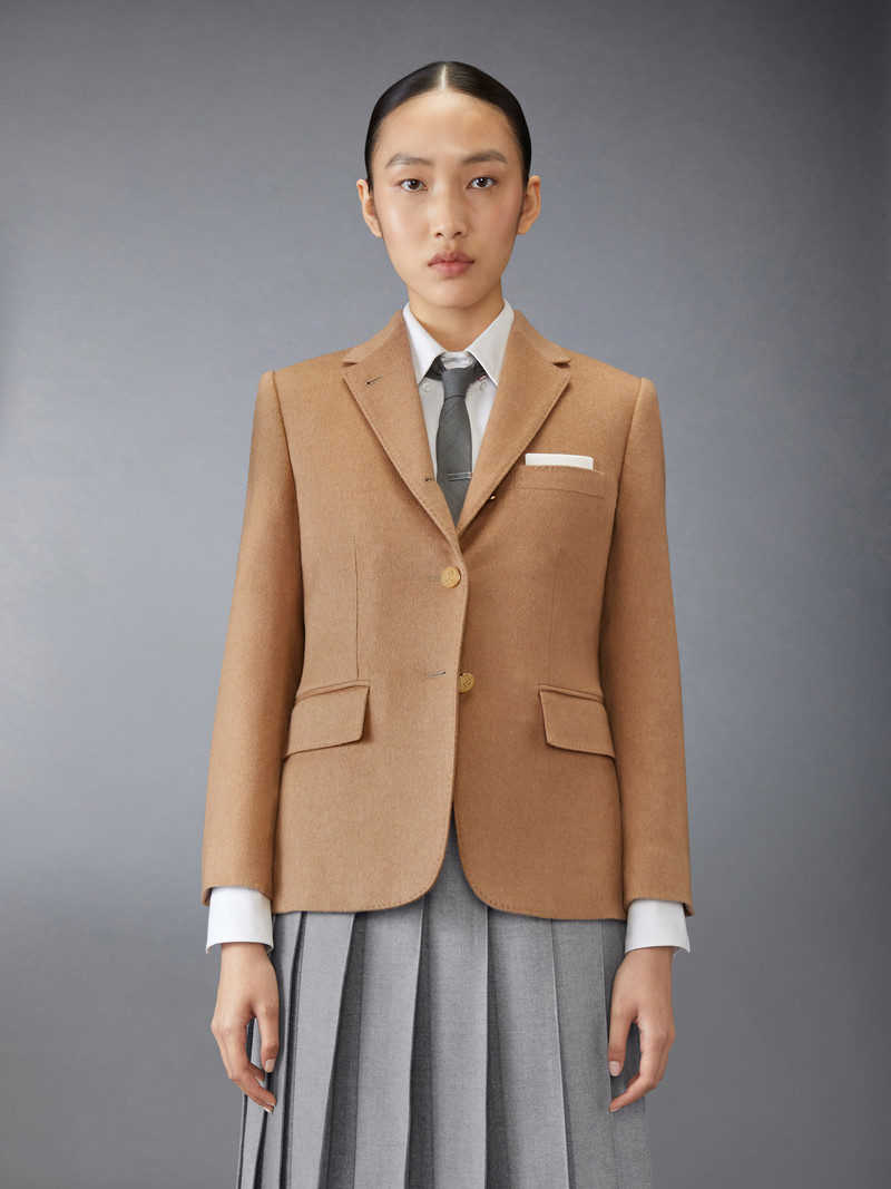 Thom Browne Classic Camel Hair Sport Coat outlook