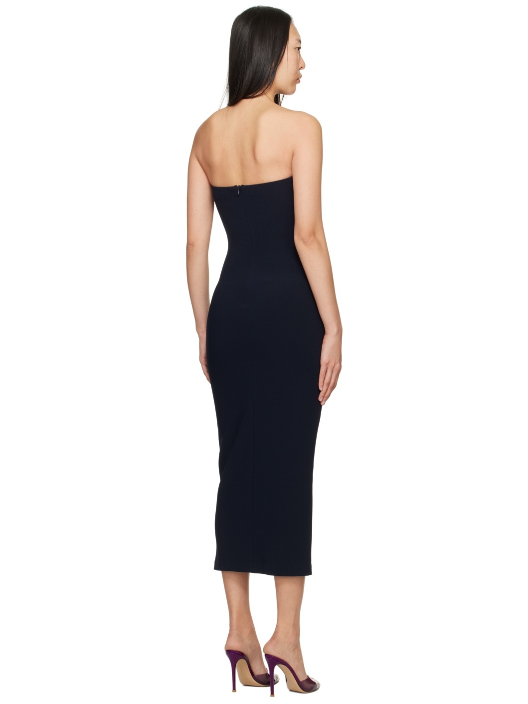 Navy Karina Midi Dress - 3