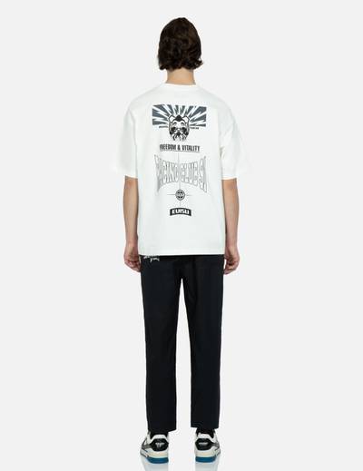 EVISU SEAGULL AND SLOGAN EMBROIDERY RELAX-FIT PANTS outlook