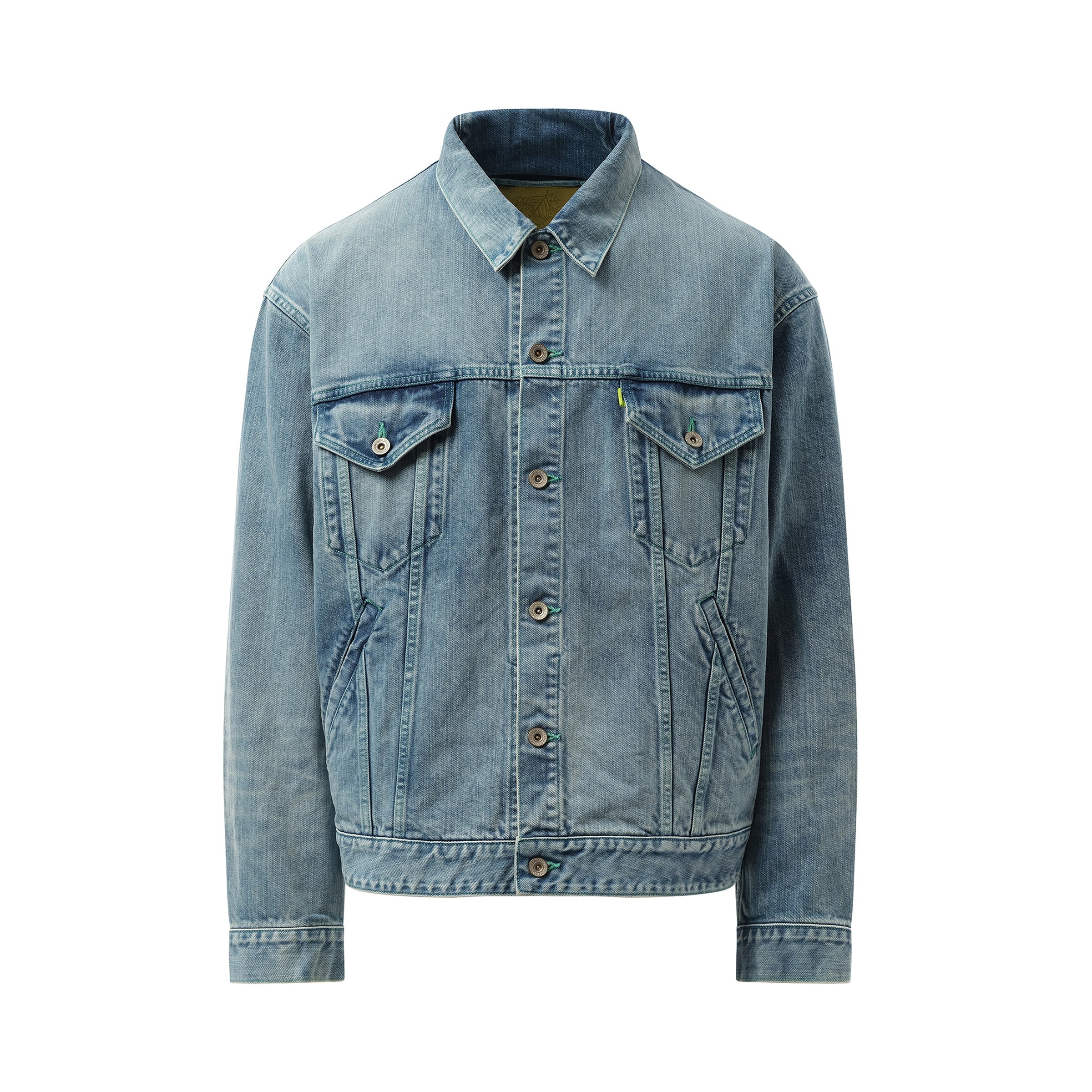 Care Denim Jacket in Indigo - 2
