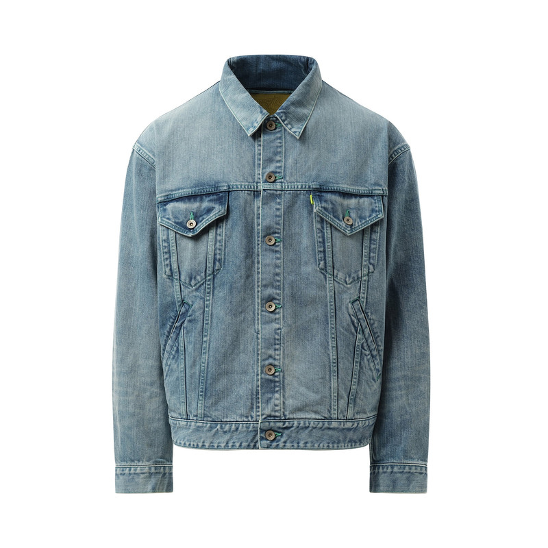 doublet Care Denim Jacket in Indigo outlook