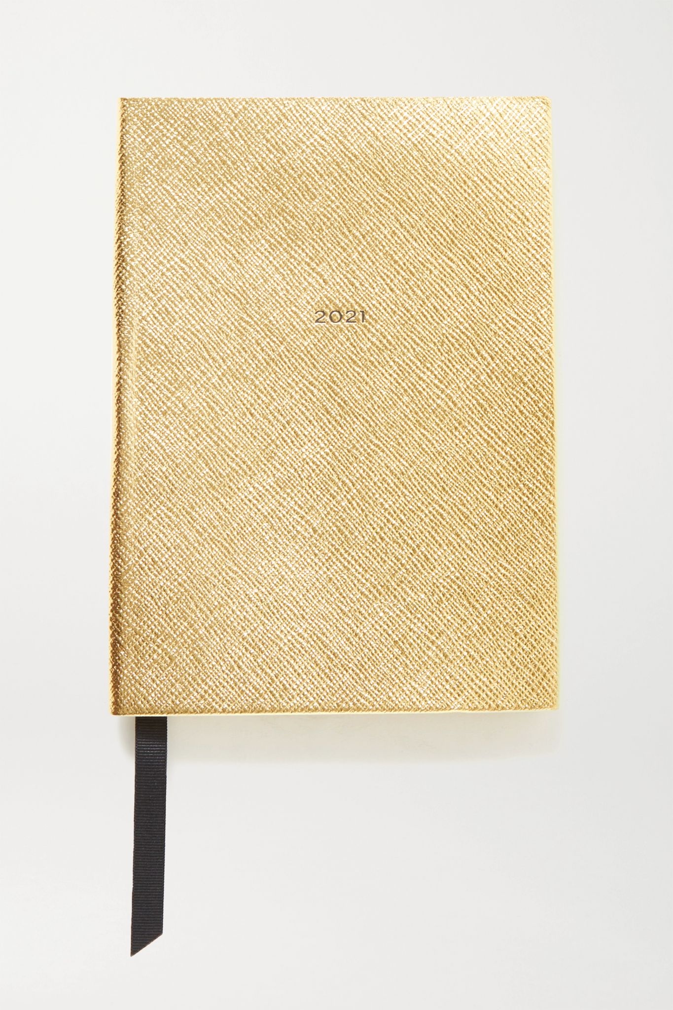 2021 Soho Diary metallic textured-leather notebook - 1