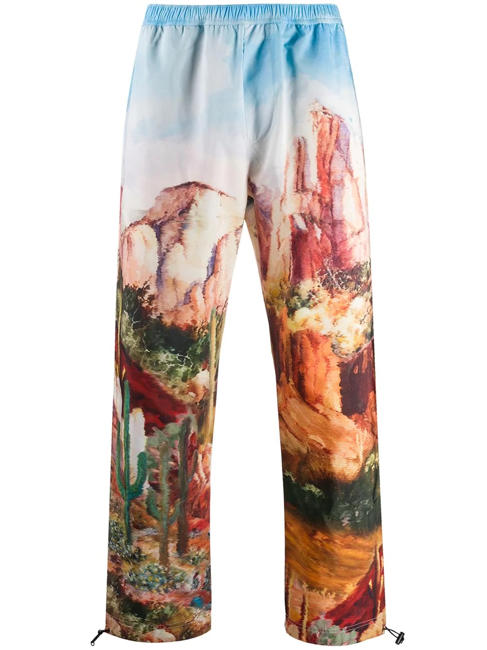 canyon-print track pants - 1