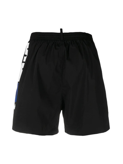 DSQUARED2 logo-print drawstring swimshorts outlook