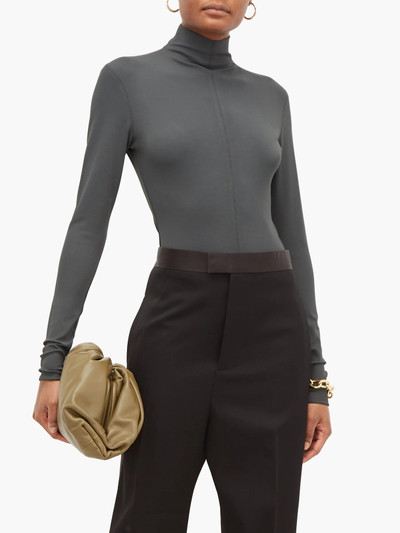 Bottega Veneta Zipped high-neck top outlook