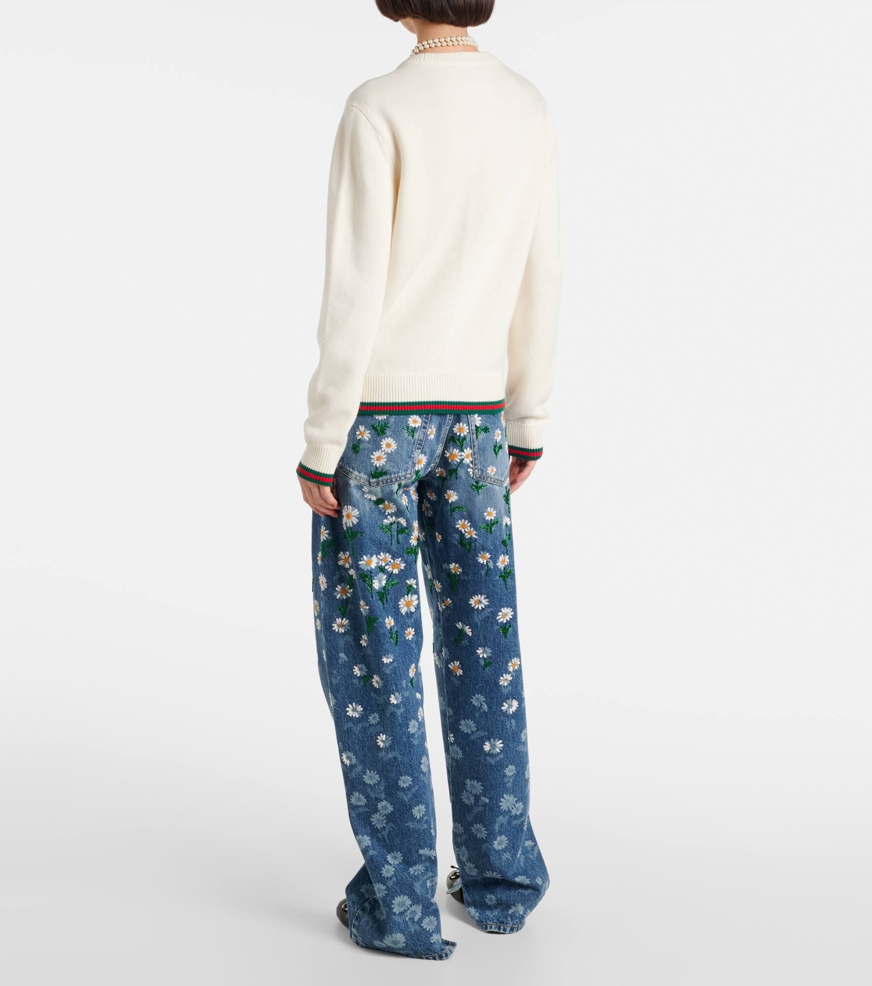 Wool and cashmere sweater - 3