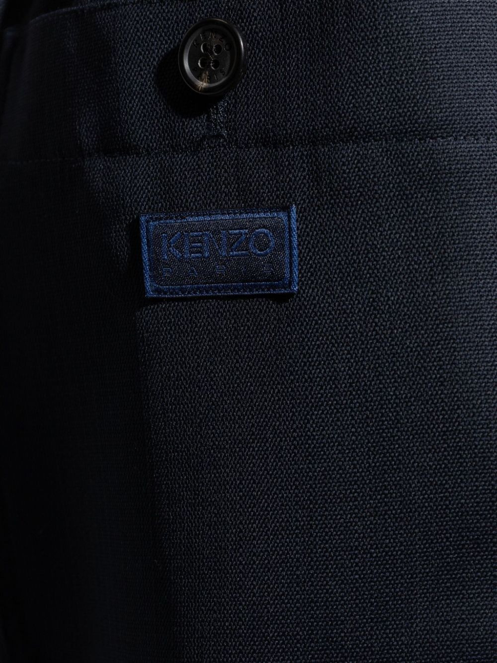 drawstring tapered trousers - 5