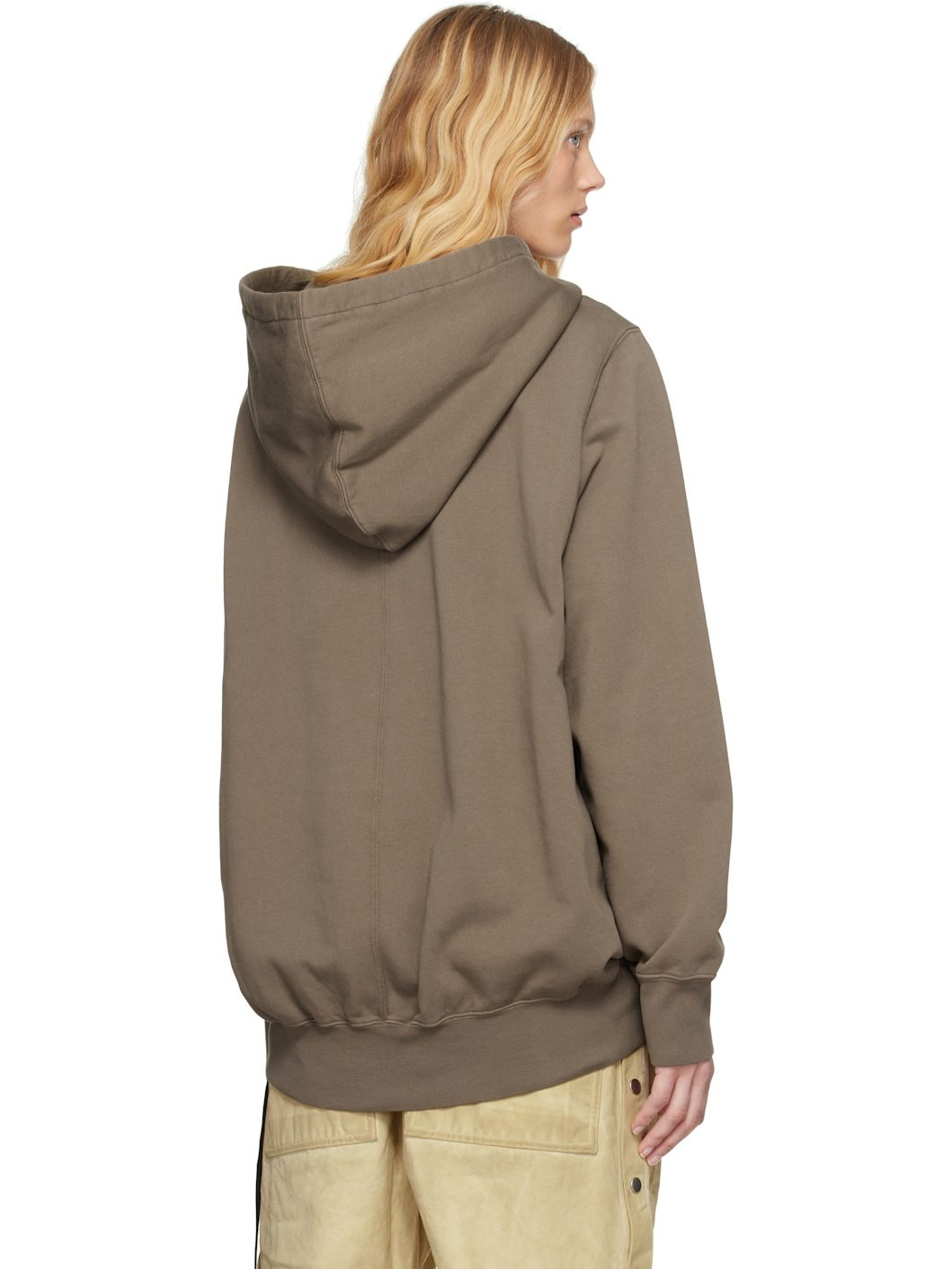 Gray Hollywood Oversized Hoodie - 3