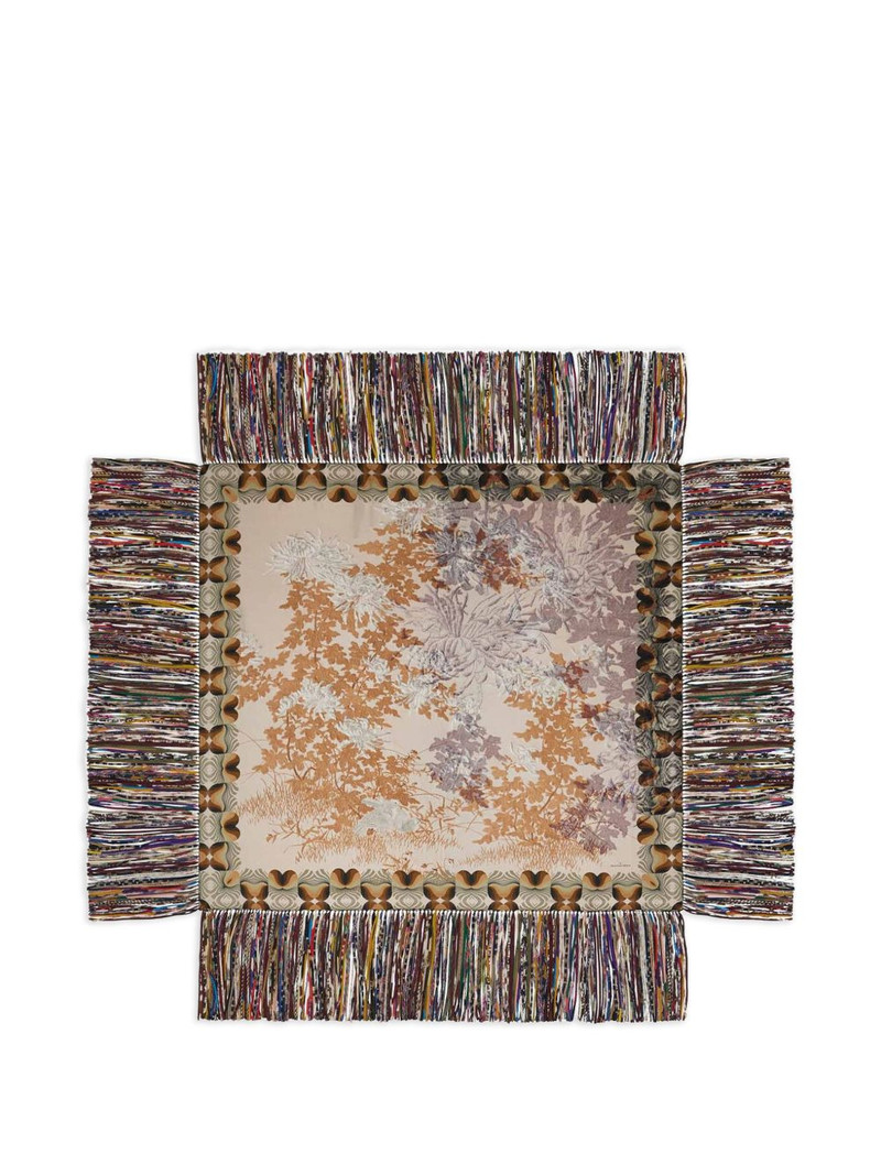 abstract-print fringed scarf 1