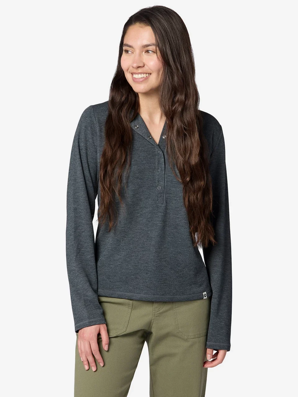 Women's Long-Sleeve Mayacama Henley - 1