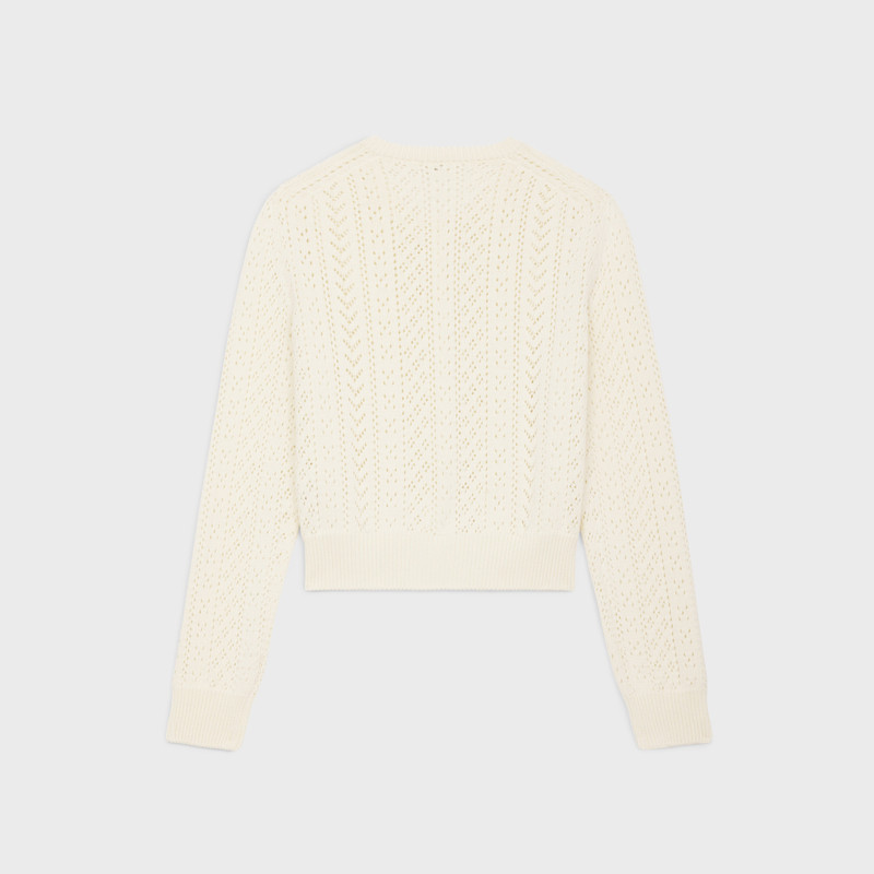 CELINE cardigan in cotton pointelle outlook