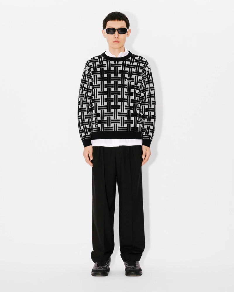'KENZO Weave' embroidered jumper 5