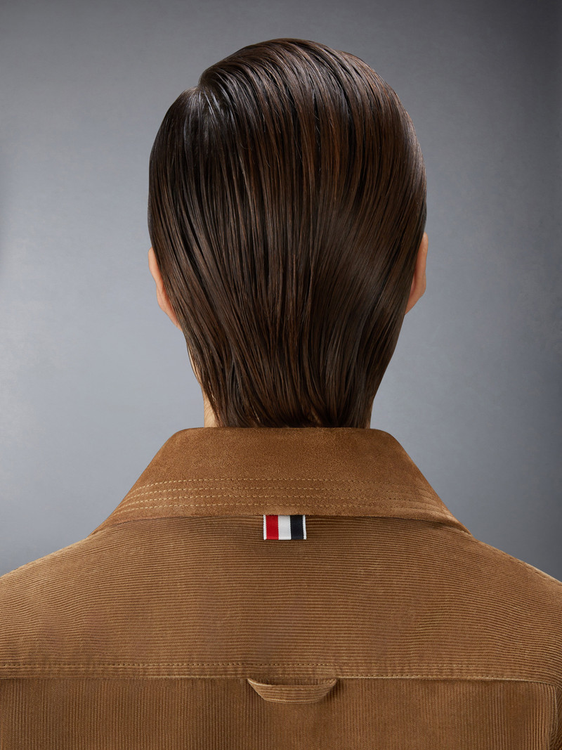 WALE CORDUROY DOWN FILLED CROPPED FLIGHT JACKET 6