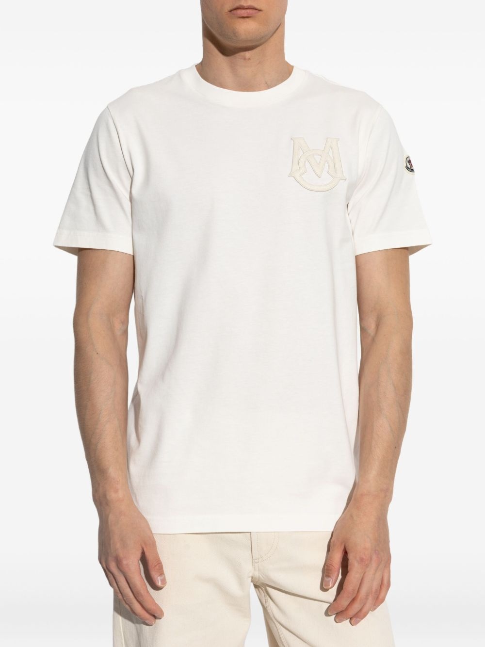 logo-patch T-shirt - 3