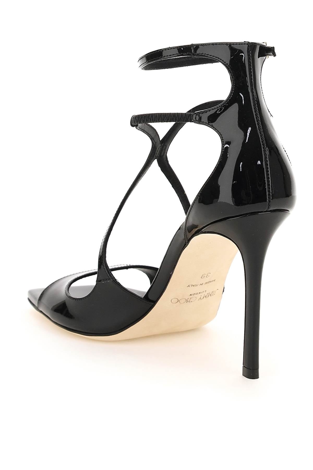 Jimmy Choo Patent Leather Azia 95 Sandals Women - 3