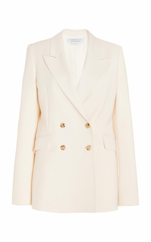 Angela Blazer in Ivory Wool - 1