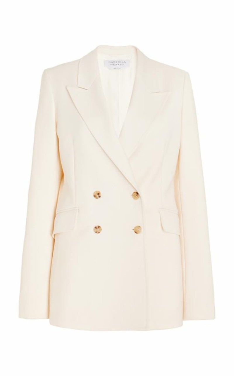 Angela Blazer in Ivory Wool - 1