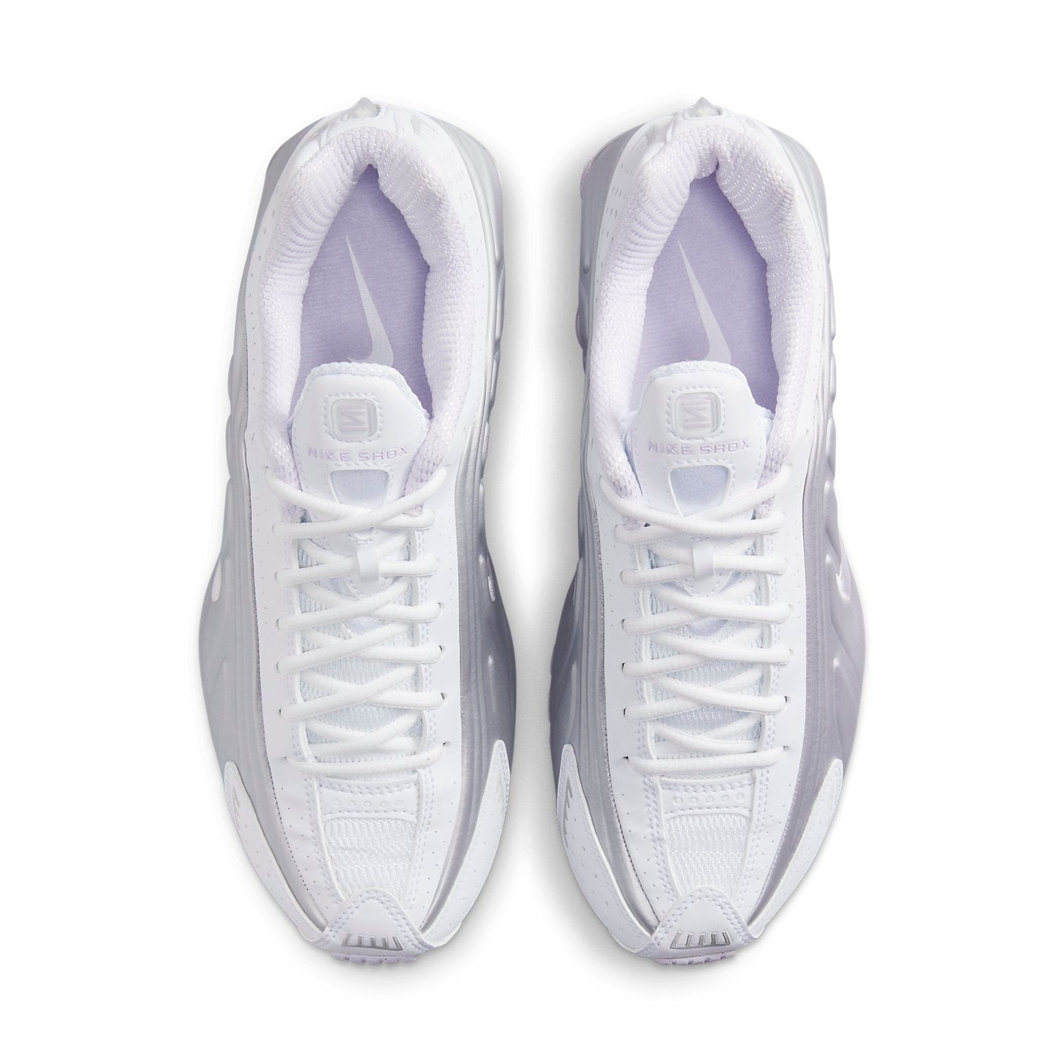 (WMNS) Nike Shox R4 'White Metallic Platinum' HF5076-100 - 4