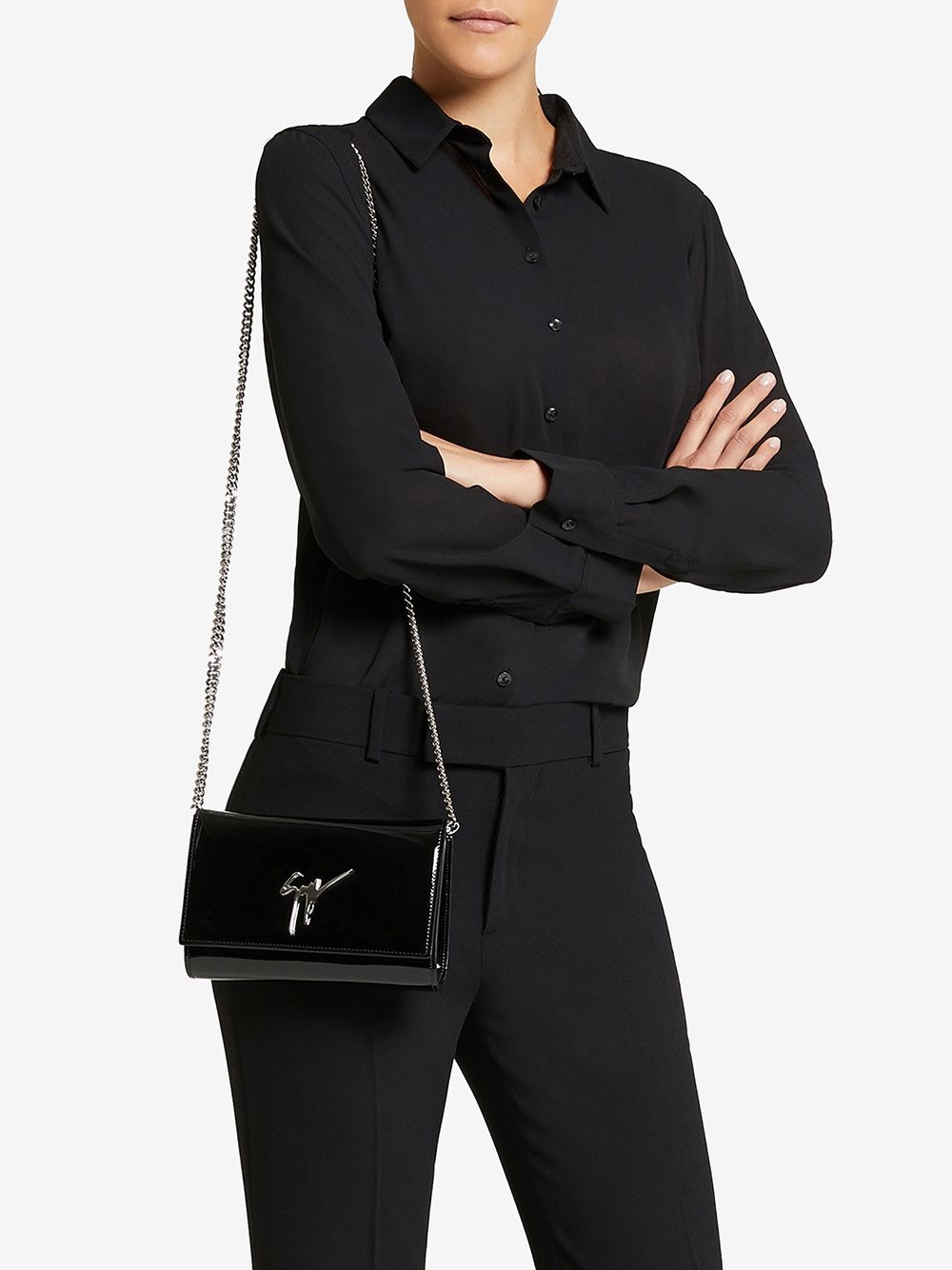 Cleopatra glossy clutch bag - 2