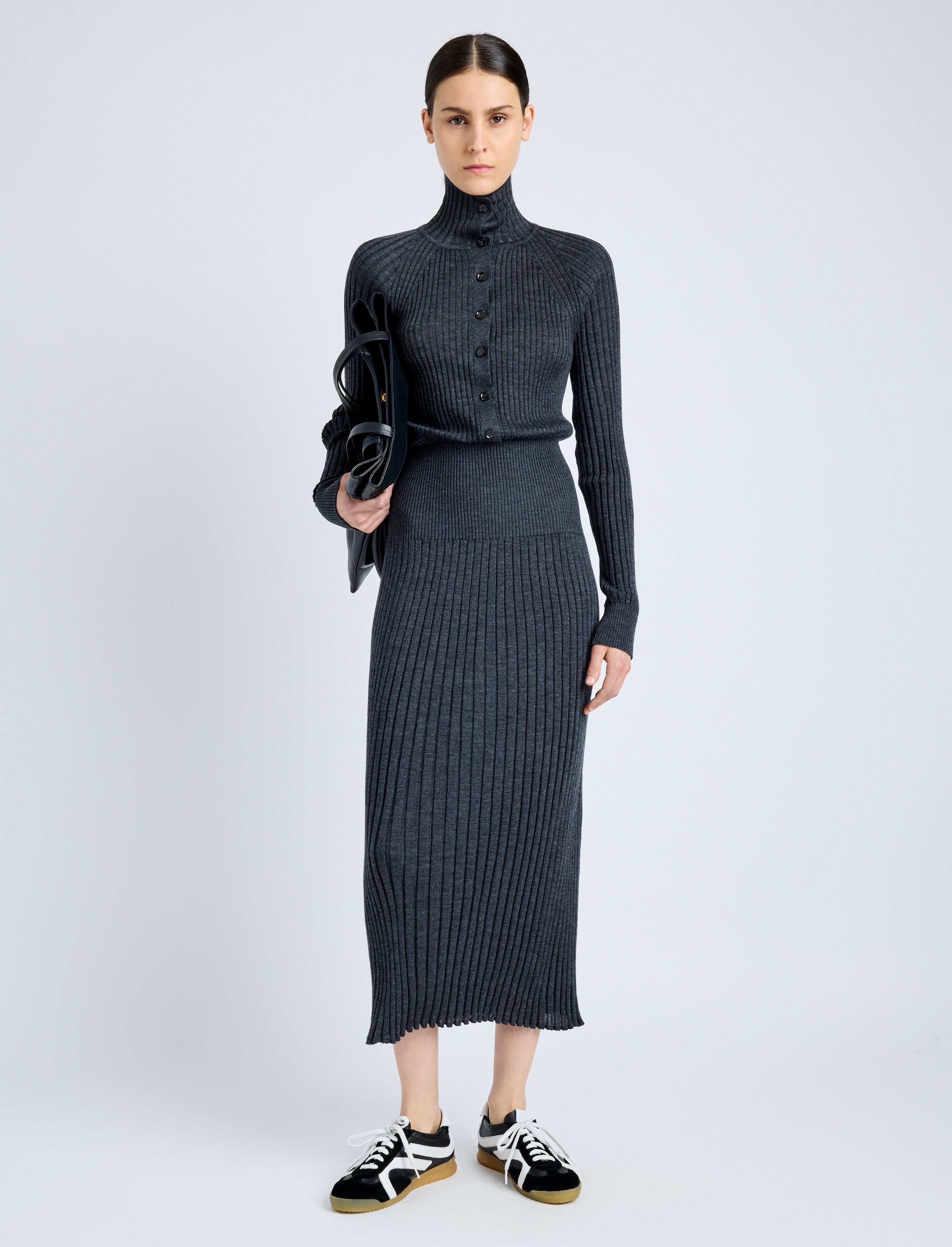 Maeve Dress in Superfine Merino Silk - 2