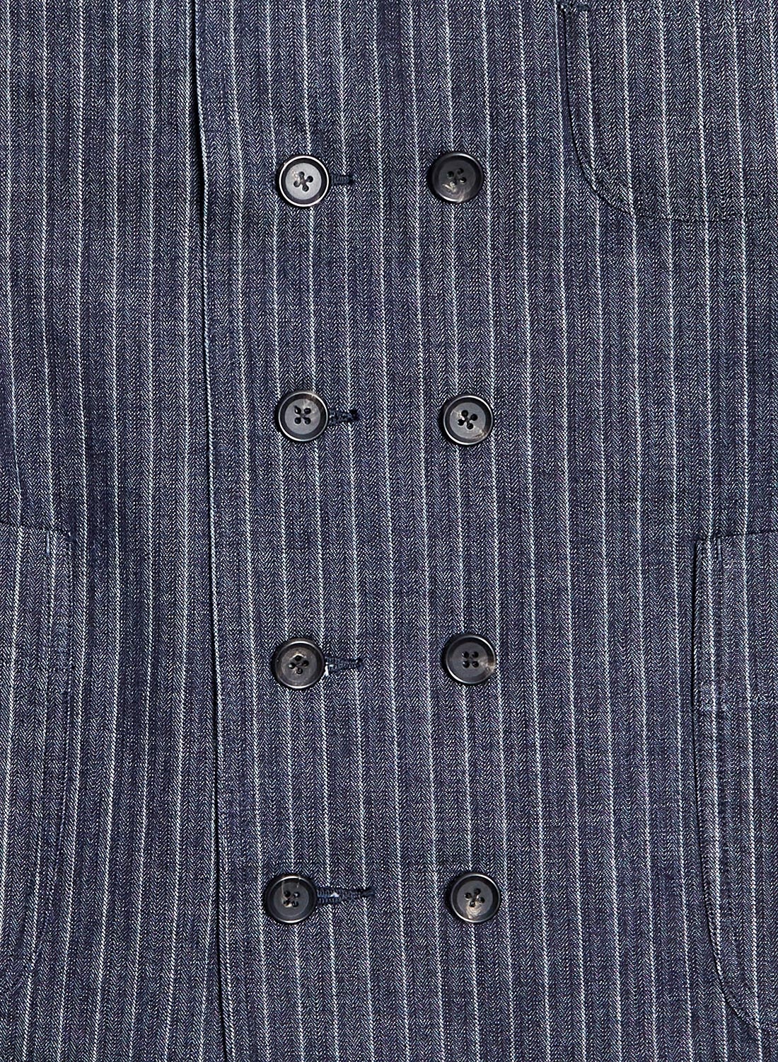 Adjustable Costume Denim Vito Jacket Indigo Denim - 5