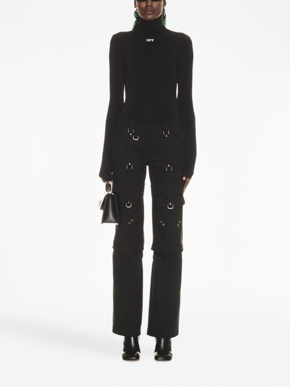 buckle-detail cargo pants - 2