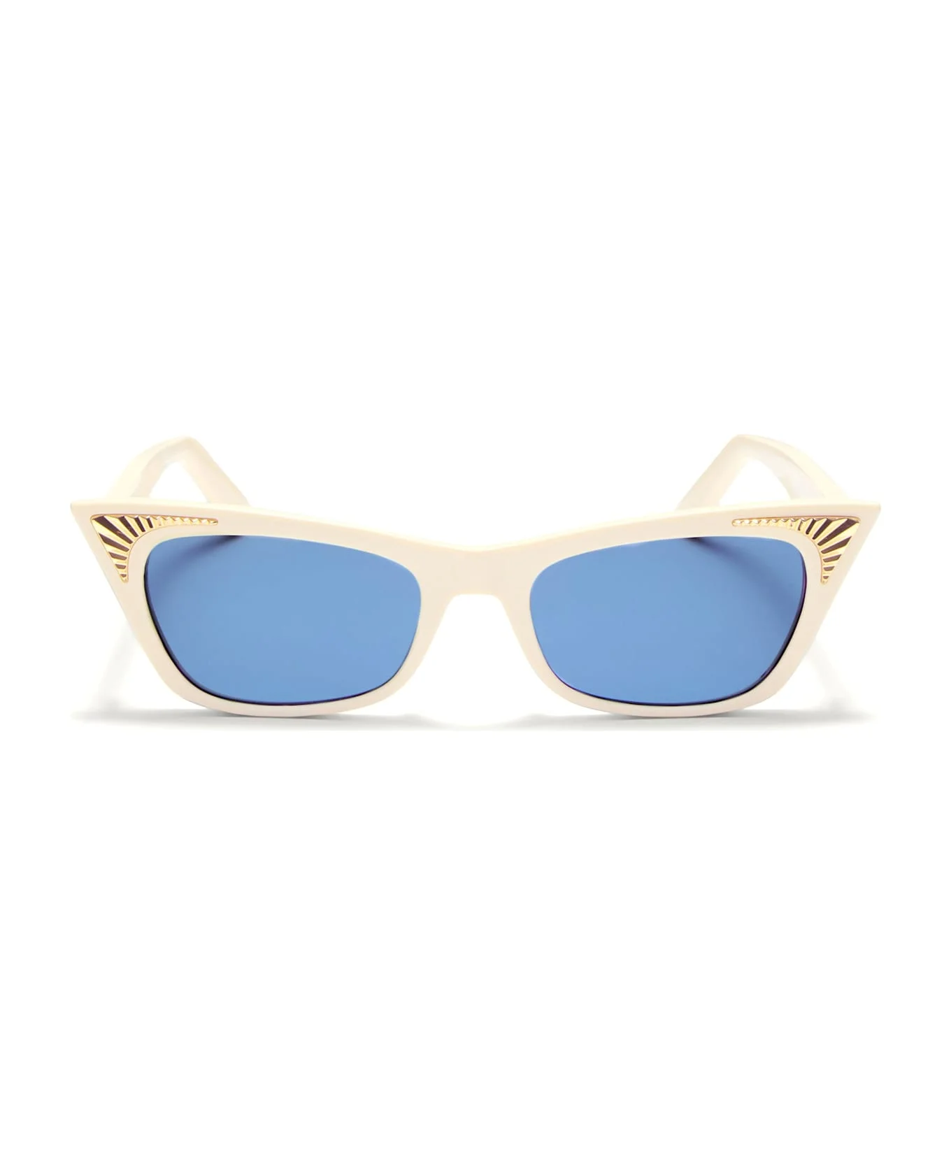 Vls-175b - White / Gold Sunglasses - 1