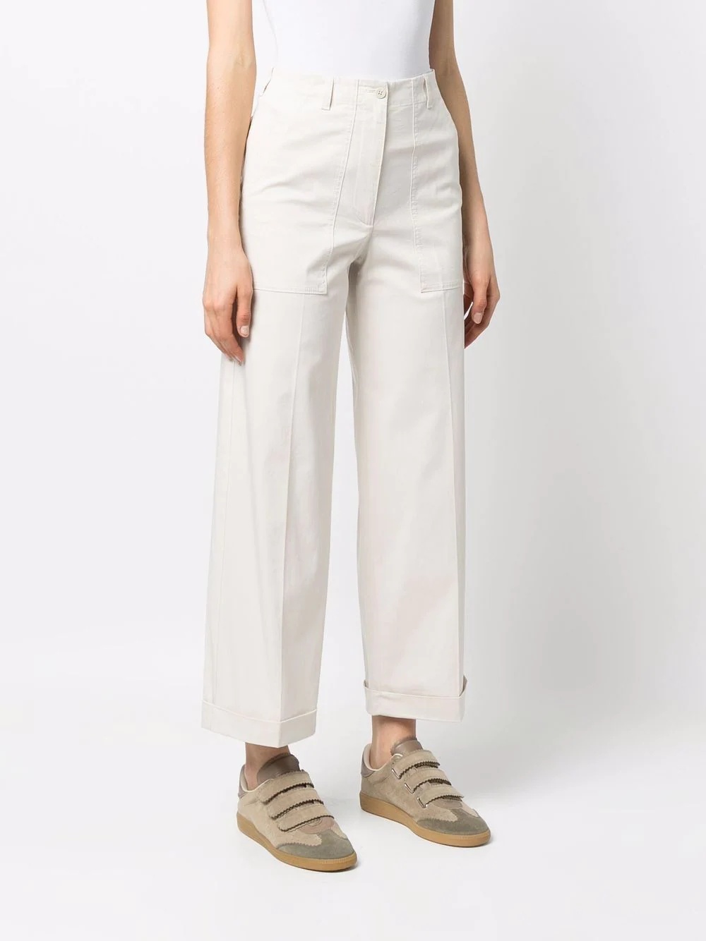 cropped-chino trousers - 3