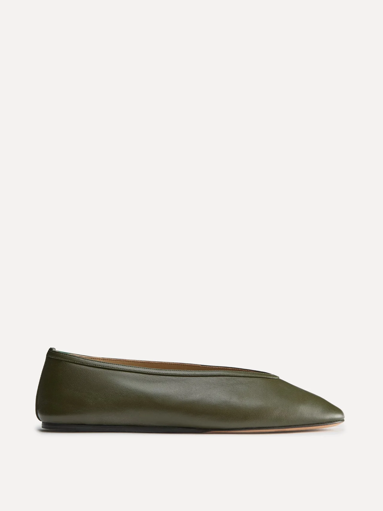 Luna Slipper / Military Leather - 1