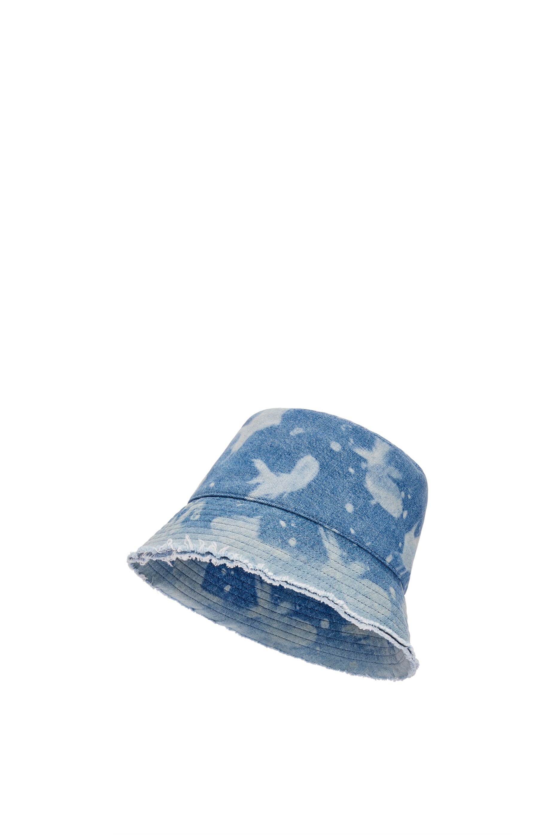 Fish bucket hat in denim - 1