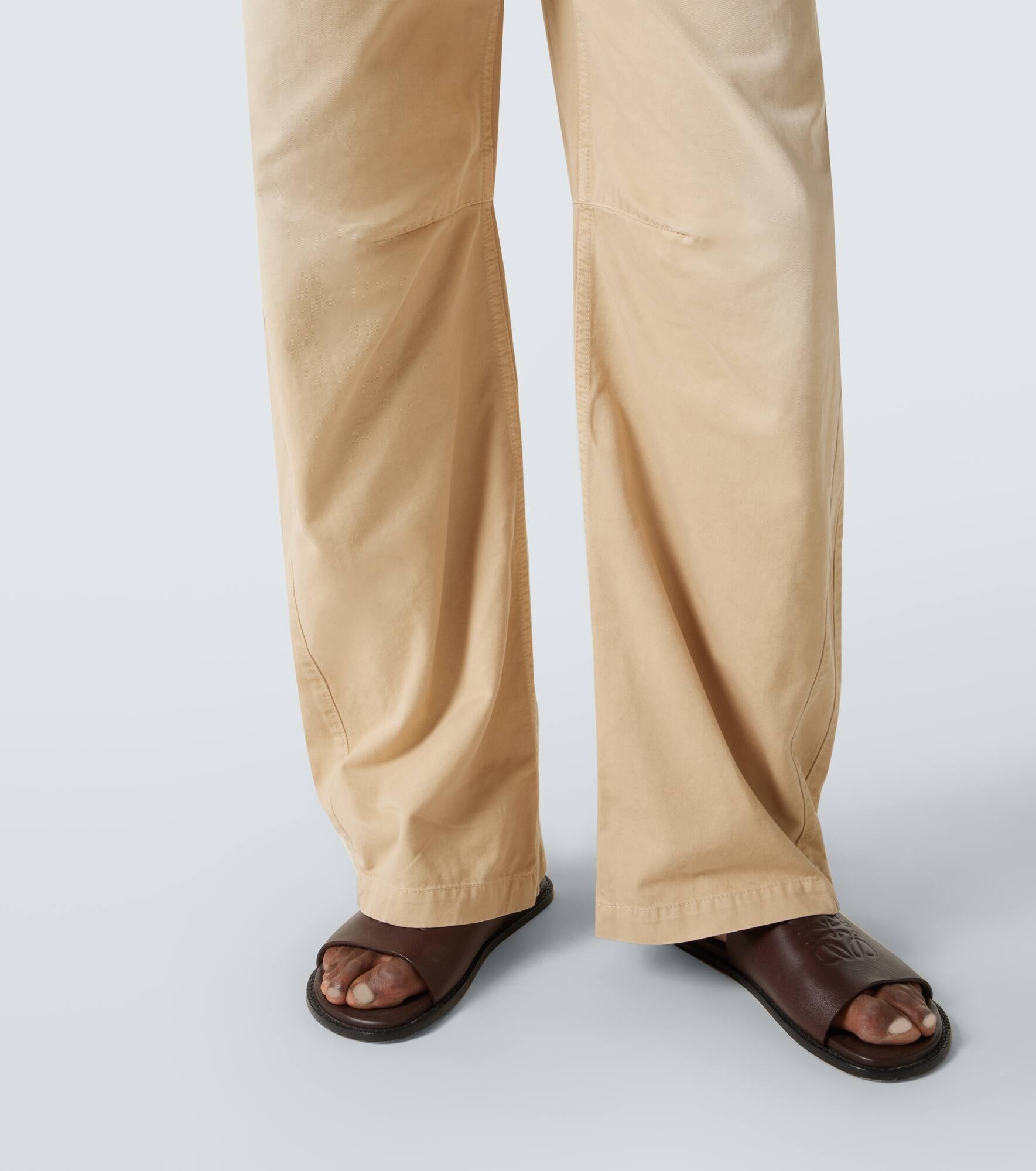 Paula's Ibiza twill barrel-leg pants - 6