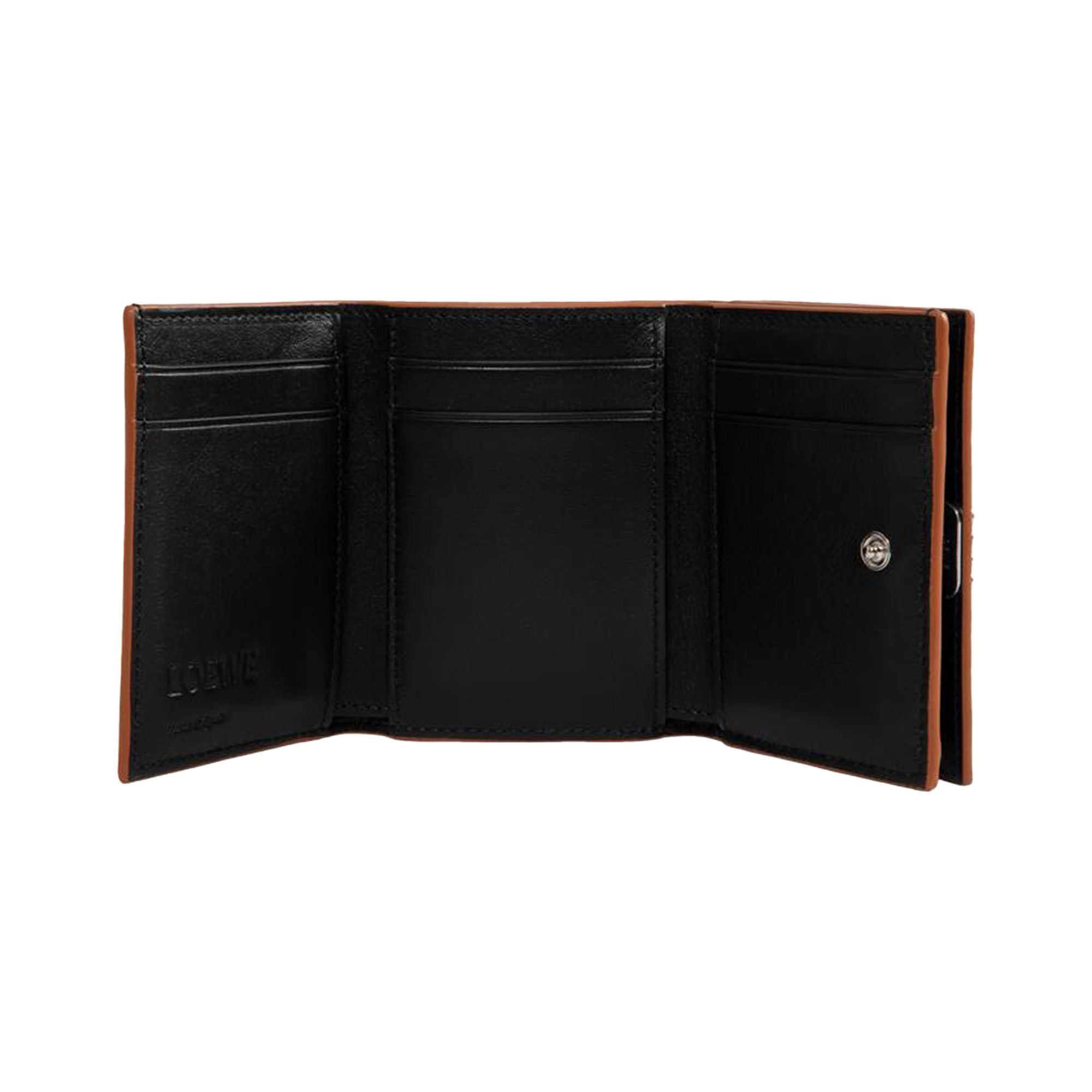 Loewe Anagram Trifold Wallet 'Black' - 2