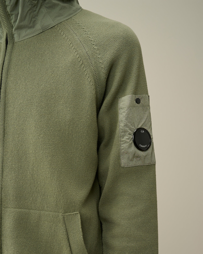Cotton Mixed Hooded Knit 4