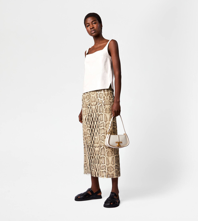 Tod's TOP IN LEATHER - WHITE outlook
