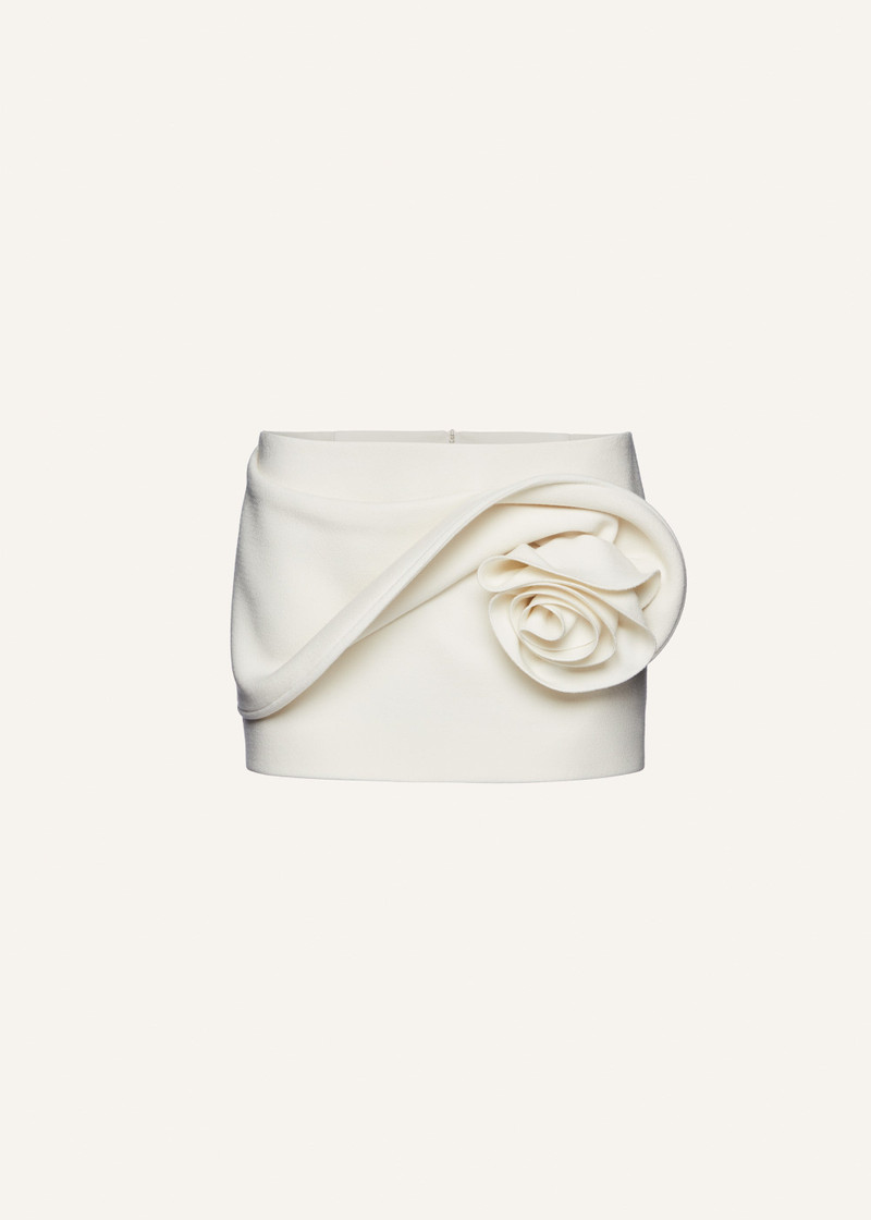 floral-appliqué 미니 스커트 1