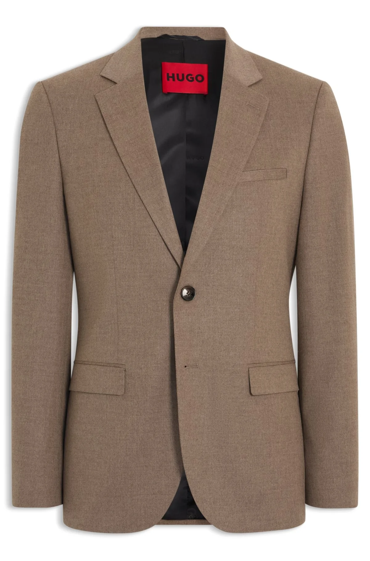 EXTRA-SLIM-FIT SUIT JACKET IN MELANGE FLANNEL - 1