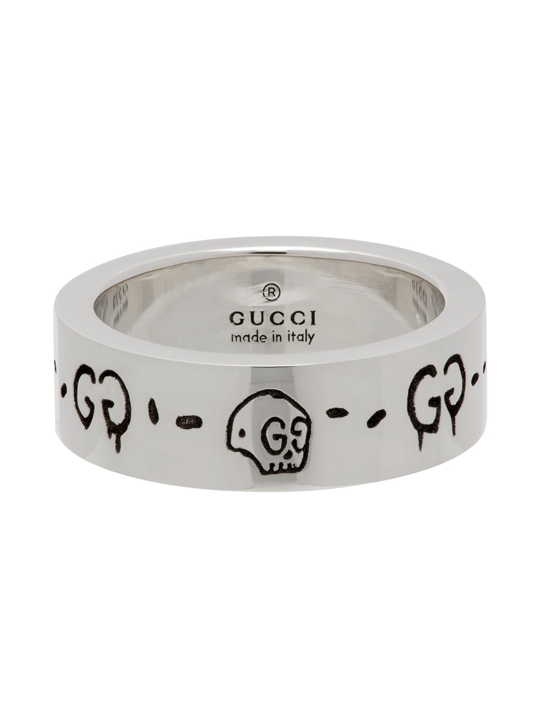 Silver 'GucciGhost' Ring - 1