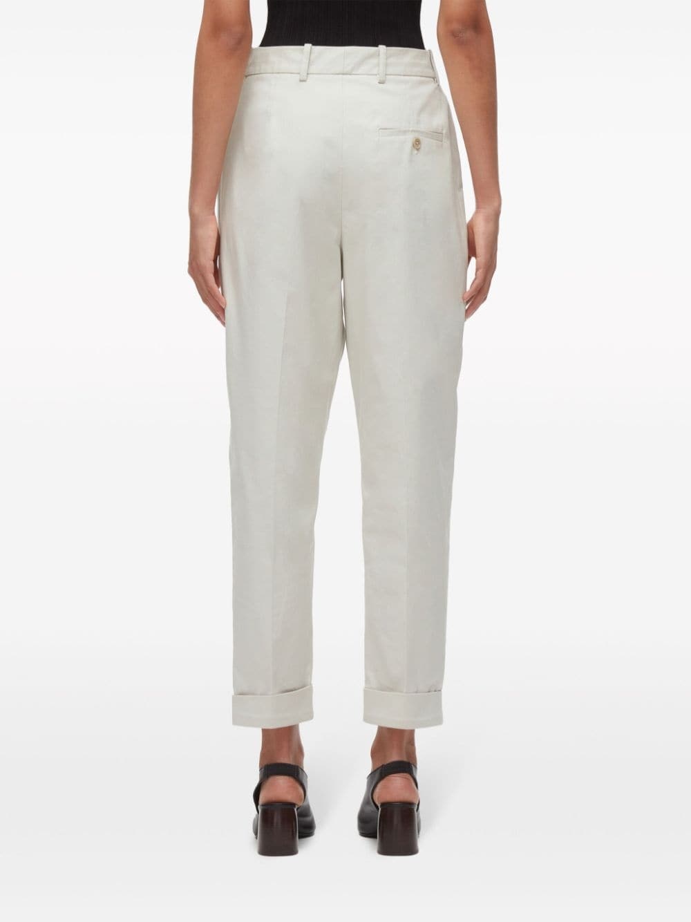 cropped tapered trousers - 5