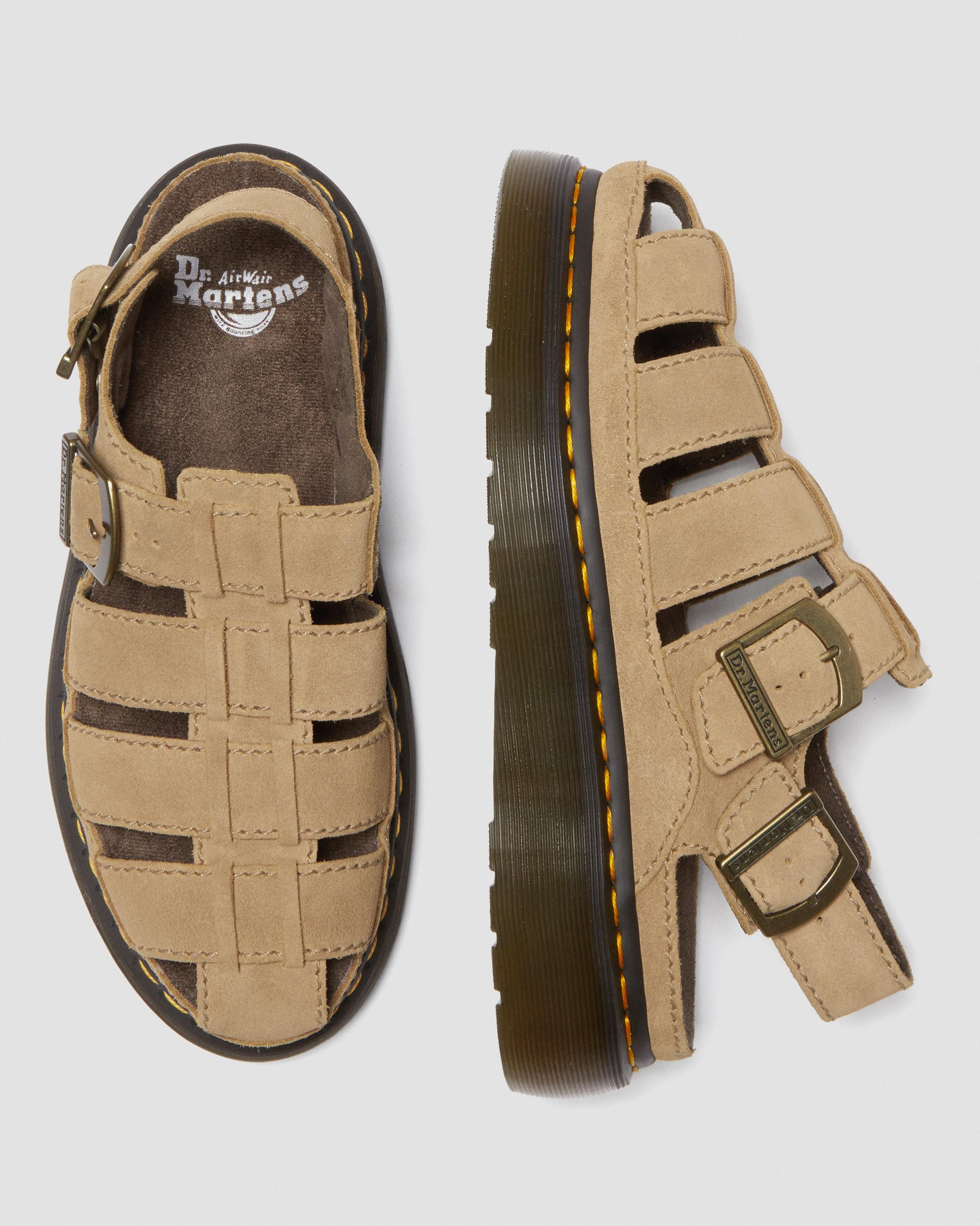 Wrenlie Bronx Suede Fisherman Sandals - 10