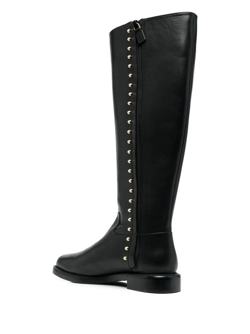 pearl-embellished detail boots 3