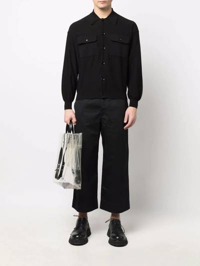 Lemaire cropped straight-leg trousers outlook