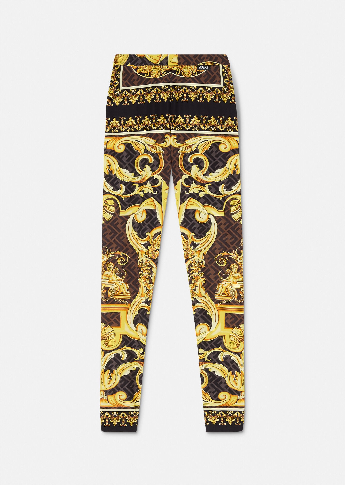 Fendace Gold Baroque Leggings - 1