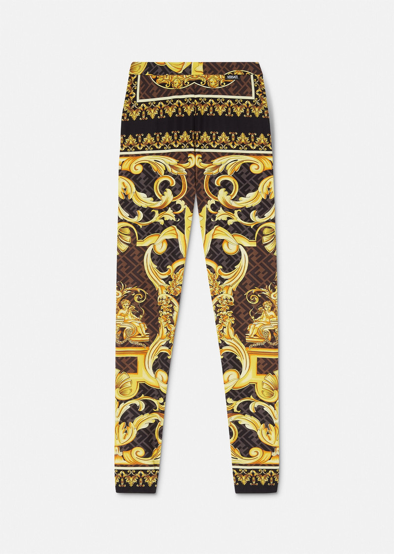 Fendace Gold Baroque Leggings 1
