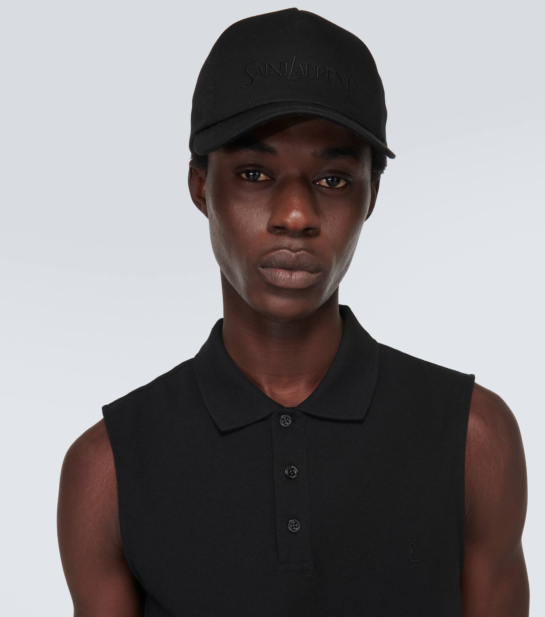 Logo gabardine baseball cap - 2