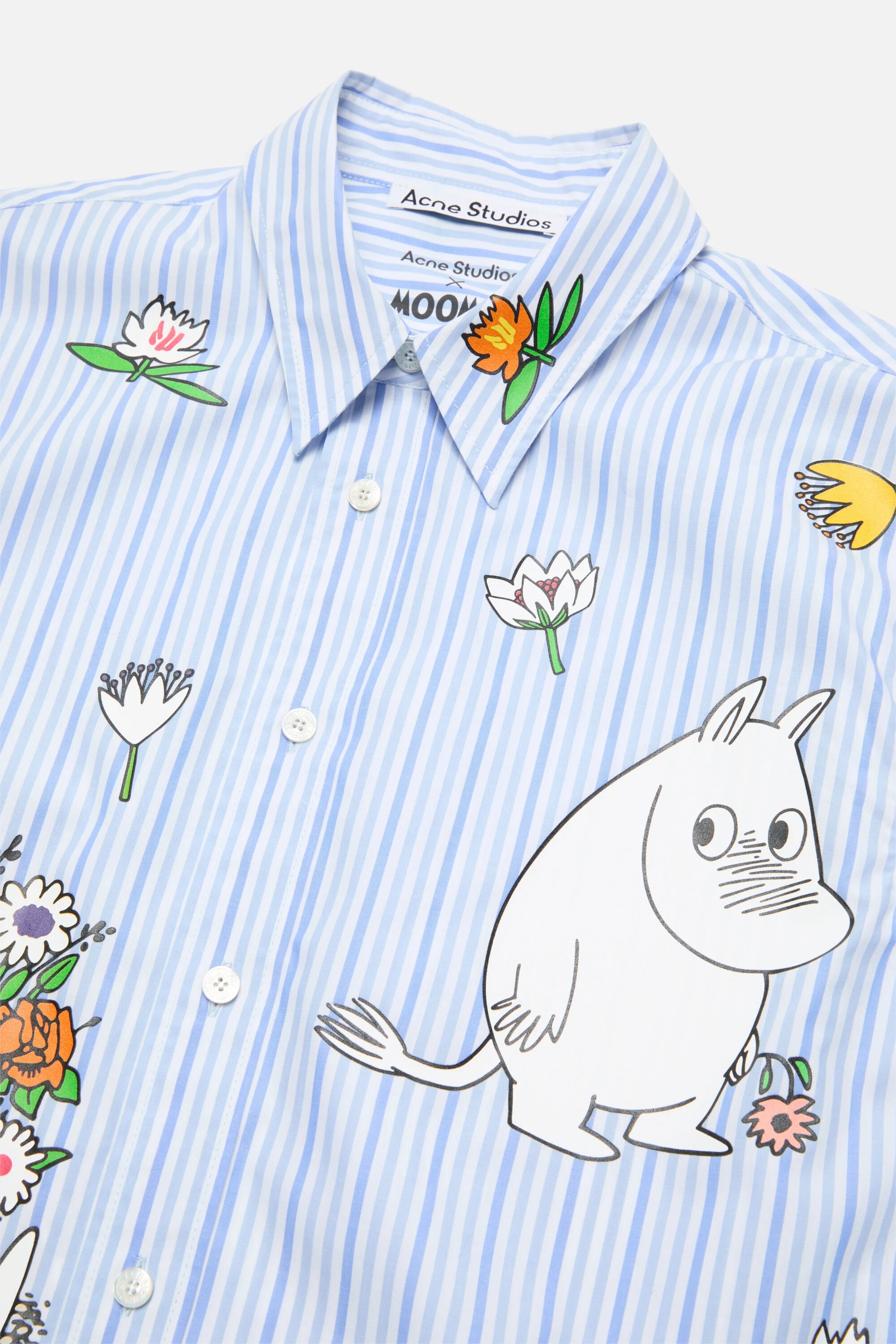 Shirt Acne Studios x Moomin - White/blue - 4